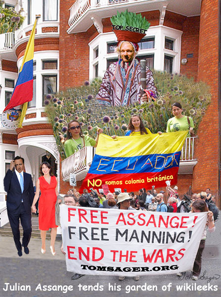 Julian Assange's Garden of Wikileeks