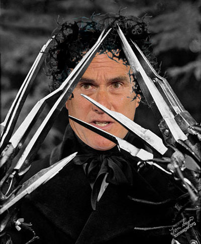 Mitt Romney Scissorhands